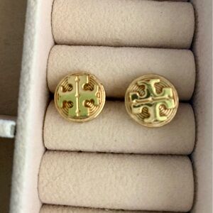 Tori Burch Gold Stud Earrings